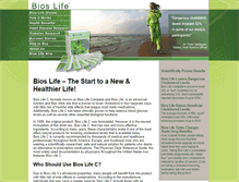 Tablet Screenshot of bioshealth.com